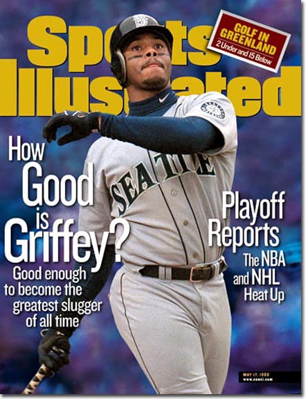 Ken Griffey Jr. hits his 200th home run as a member of the Cincinnati Reds.  He becomes the fourth player in major league history to hit 300 for one  team and 200