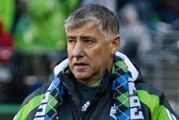 Sigi Schmid - Sounders-Union - March 2010