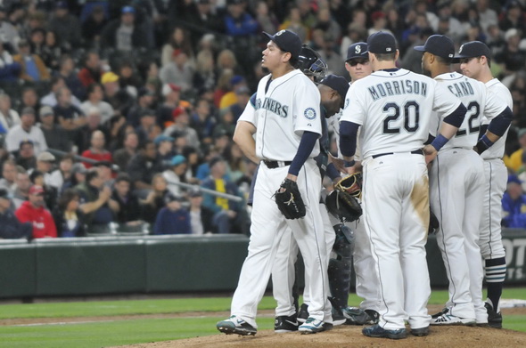 Felix Hernandez walks off mound for possibly final time with Seattle  Mariners