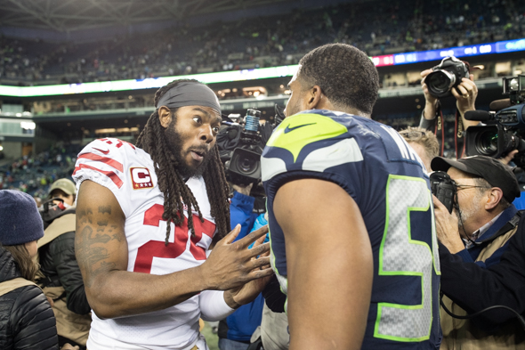 Richard Sherman not sentimental about former Seahawks teammates