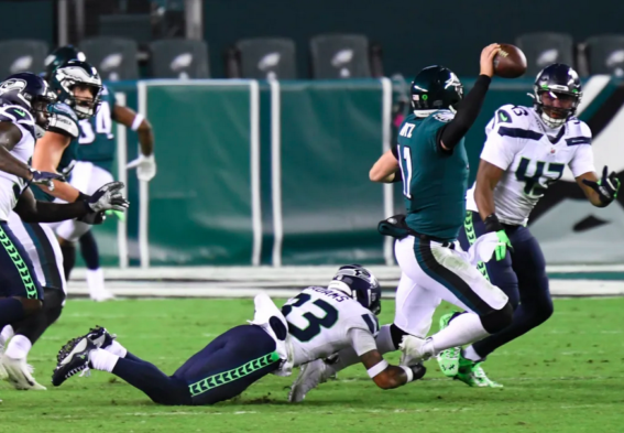 Eagles Fans Caught Pissing on Carson Wentz Jersey at Lincoln Financial