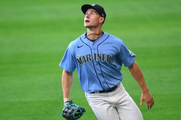 A day later, Jarred Kelenic arrives: Rookie gets 3 hits in